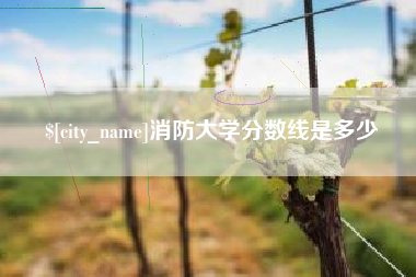 慈溪消防大学分数线是多少