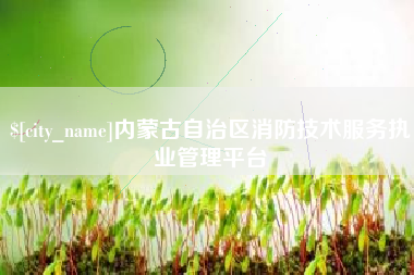 慈溪内蒙古自治区消防技术服务执业管理平台