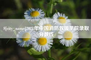 慈溪2021年中国消防救援学院录取分数线