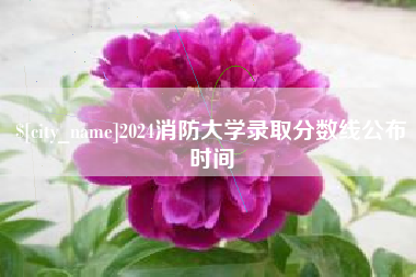 慈溪2024消防大学录取分数线公布时间
