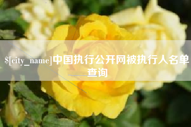 慈溪中国执行公开网被执行人名单查询