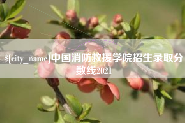 慈溪中国消防救援学院招生录取分数线2021