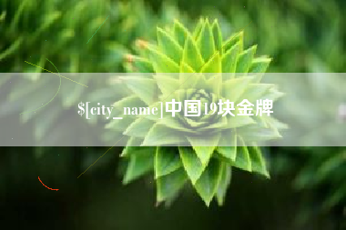 慈溪中国19块金牌