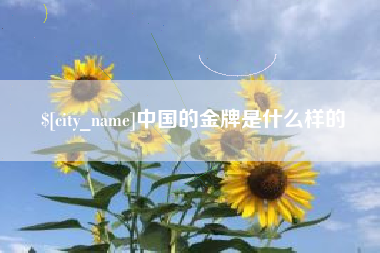 慈溪中国的金牌是什么样的